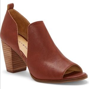NEW Lucky Brand Junai Peep-Toe Heeled Sandals